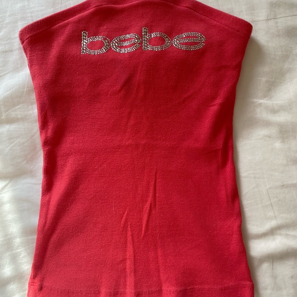 COPY - Classic Y2k Bebe Pink Tube Top